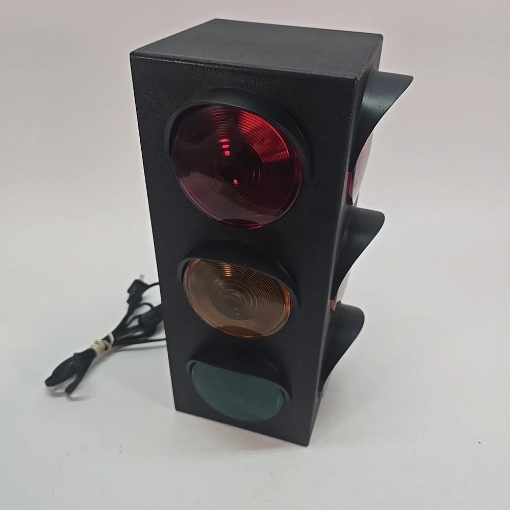 Flashing Traffic Light Decoration Table Lamp Lights Strobe 1 Light Needs Replace